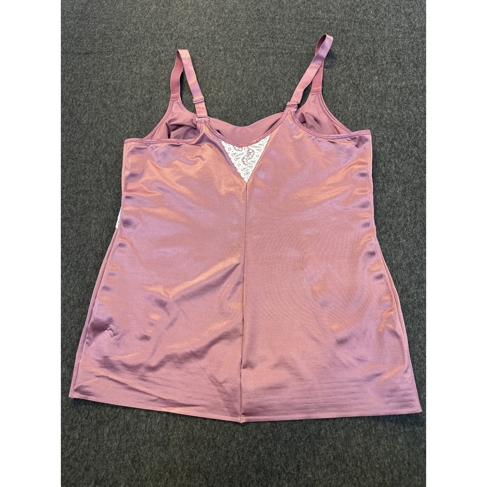 *Flawed Ruby Ribbon Lace Cami Size 46 Support Shapewear 3024 Sculpting Cami - Picture 3 of 13